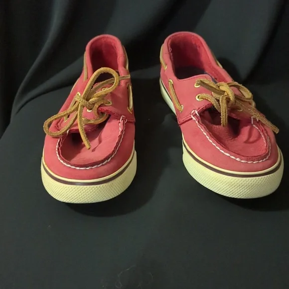 Sperry topsiders, red, size 8. Excellent condition. - Picture 4 of 11